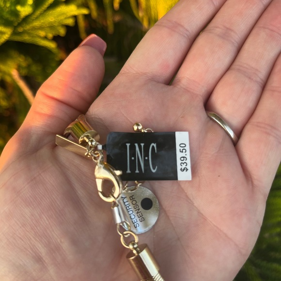 Gold Tone Knot Pendant Chain Necklaces by I-N-C - Picture 3 of 6